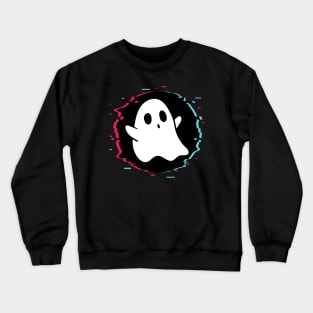 Glitch Ghost Crewneck Sweatshirt